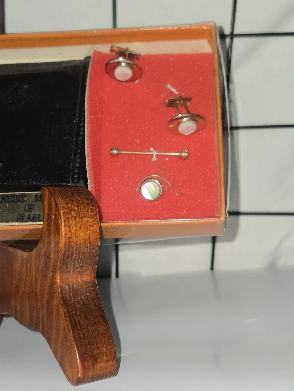 Vintage Don Lualdo Leather Wallet Set